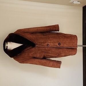 Vintage Simpson Piccadilly Heavy Faux Suede Outer Faux Fur Sherpa Penny Lane